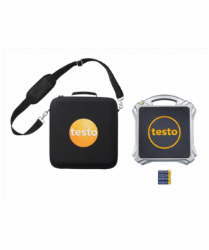 testo 560i, including digital refrigerant scales and intelligent valve with Bluetooth®, bag, batteries