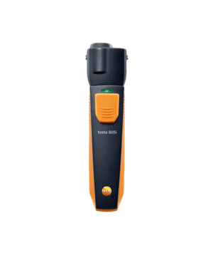 testo 805 i, Bluetooth инфрақызыл термометрі, смартфонның жұмысы, оның ішінде батареялар мен калибрлеу протоколы