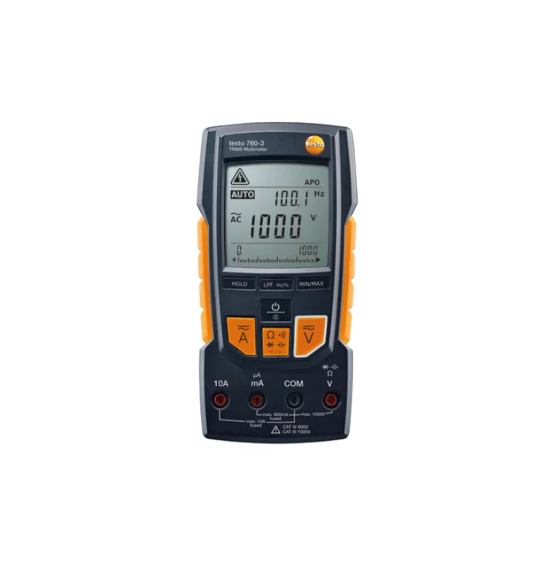 testo 760-3, digital multimeter with true RMS measurement