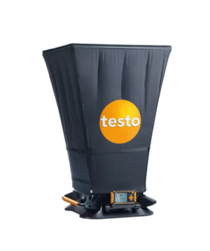 testo 420, volumetric air flow settings on large ceiling ventilation grilles