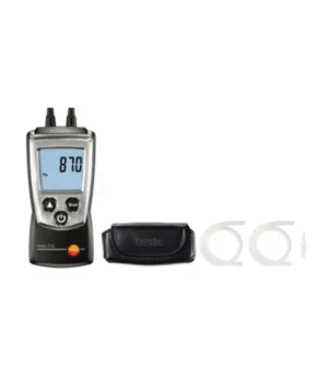 The testo 510 measures differential pressure in the range from 0 to 100 hPa.