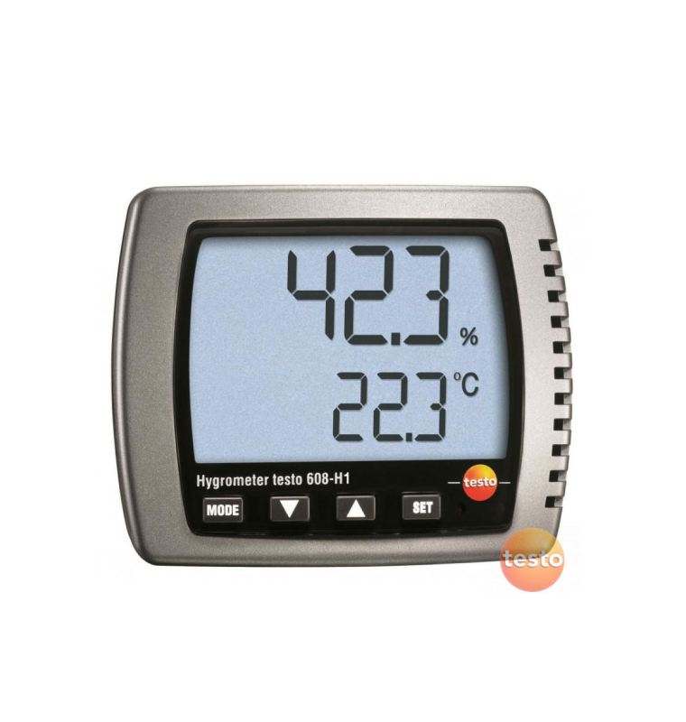 testo 608-H1 гигрометрі, ылғалдылық/шық нүктесі/температура