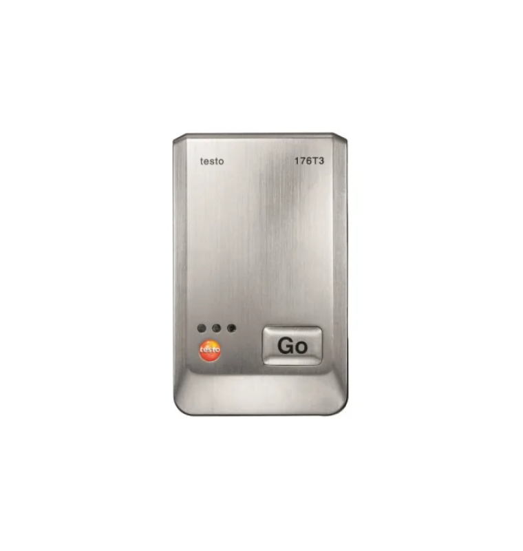 testo 176 T3, 4х-канальный логгер данных температуры в металлическом корпусе c разъёмами для высокоточного внешнего зонда (т/п типов T, K и J)