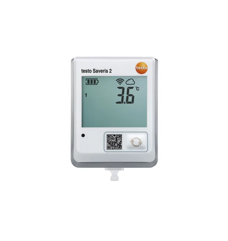 testo Saveris 2-T1, WiFi data logger with display and internal temperature sensor