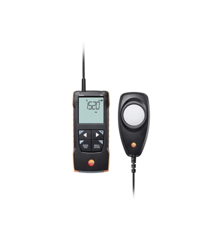 testo 545, Lux meter with app connectivity, acoustic alarm