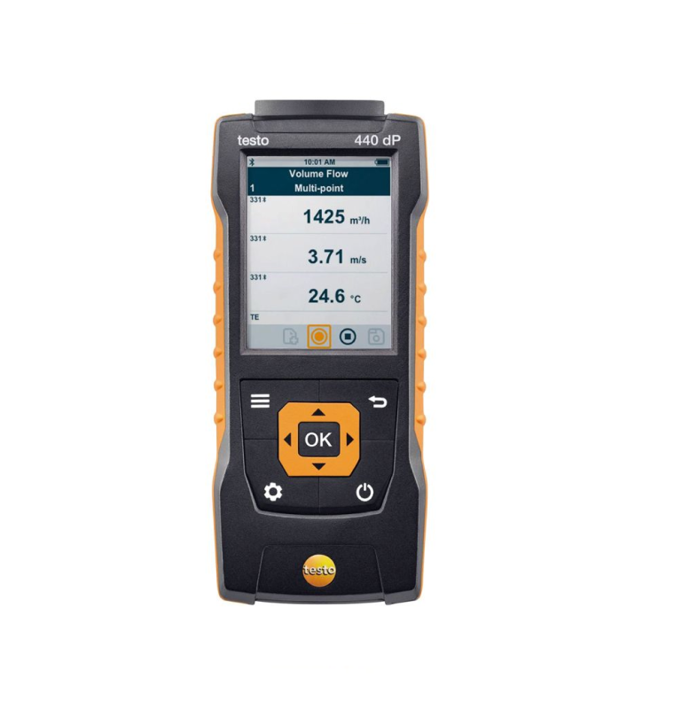 testo 440, air velocity and indoor air quality measuring instrument