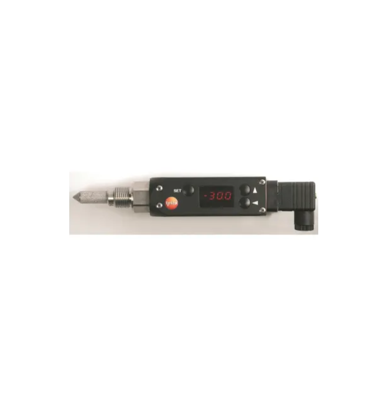 testo 6744, compressed air counter, diameter DN50 (2”), with analog, pulse, and switching output