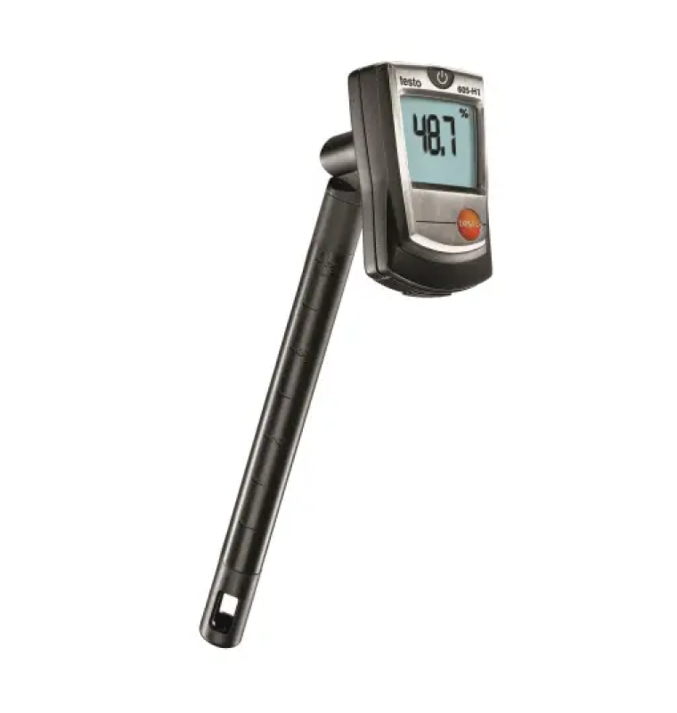 testo 605–H1 – thermohygrometer with clamp, incl. battery.
