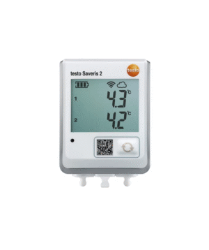 testo Saveris 2-T2, WiFi temperature data logger with 2 connectors for external NTC probes or door contacts
