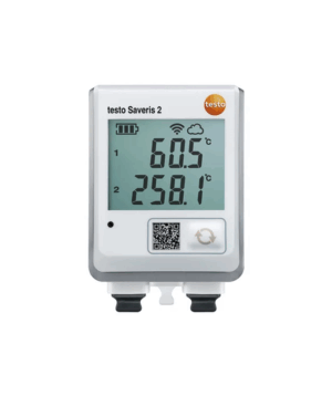 testo Saveris 2-T3, WiFi-логгер данных с дисплеем и двумя разъемами для подключения внешних термопар