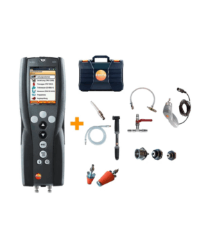 Комплект для измерения газа и воды testo 324 - прибор для измерения давления и утечек. <br> <br> Универсальный измерительный прибор для испытаний газо- и водопроводных труб в соответствии с стандартами