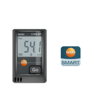 testo 174 H BT — мини-логгер данных температуры и влажности с Bluetooth® и подключением к приложению