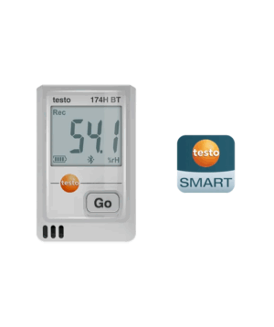 testo 174 H BT — мини-логгер данных температуры и влажности с Bluetooth® и подключением к приложению