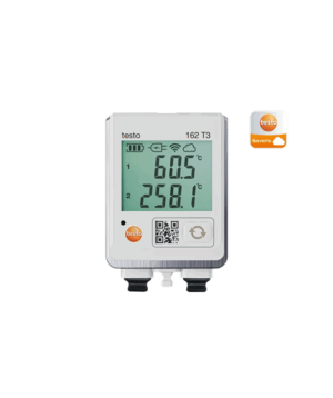 testo 162 T3 — онлайн-логгер данных с дисплеем и 2 разъёмами для подключения термопарных зондов<br> <p class="number-commerce-order">Номер заказа: 0572.1623</p>
