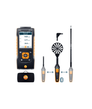 Testo 440, набор для измерения расхода и перепада давления delta P Flow Combination Set 2 с Bluetooth®