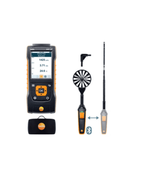 Комплект для измерения перепада давления и потока Testo 440 delta P Flow 1 с Bluetooth®