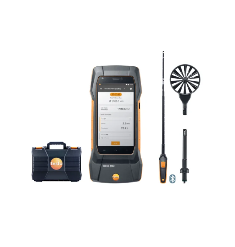Комплект для измерения расхода testo 400 с зондом с подогреваемой струной<br><p class="number-commerce-order">Номер заказа: 0563.0400.73<br><span style="color: #000000;"><strong><a style="color: #ff8a00;" href="https://azia-test.com/wp-content/uploads/2025/10/testo_t400-1-1.pdf">Каталог</a></strong></span> </p>