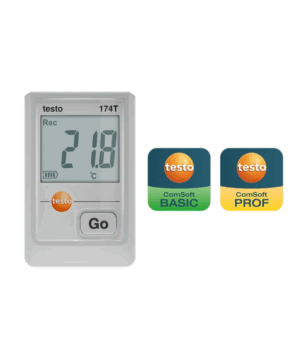 testo 174 T — мини-логгер данных температуры с USB-C и программным обеспечением для ПК