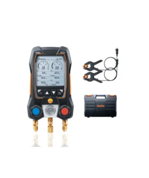 testo 550s Комплект 1 - Умный цифровой манометрический коллектор и зонды-зажимы температуры с фиксированным кабелем<br> <p class="number-commerce-order">Номер заказа: 0564.5501 <br><span style="color: #000000;"><strong><a style="color: #ff8a00;" href="https://static.testo.com/image/upload/HQ/testo-550s-datasheet-1981-0884.pdf">Каталог</a></strong></span> </p>