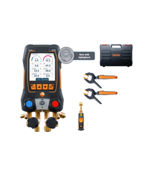 Комплект «умного» вакуумного манометра testo 558s Smart Vacuum Kit<br> <p class="number-commerce-order">Номер заказа: 0564.5582 <br><span style="color: #000000;"><strong><a style="color: #ff8a00;" href="https://static.testo.com/image/upload/HQ/testo-550s-datasheet-1981-0884.pdf">Каталог</a></strong></span> </p>