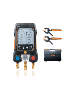 testo 550s Комплект 2 - Умный цифровой манометрический коллектор и беспроводные зонды-зажимы температуры<br> <p class="number-commerce-order">Номер заказа: 0564.5502 <br><span style="color: #000000;"><strong><a style="color: #ff8a00;" href="https://static.testo.com/image/upload/HQ/testo-550s-datasheet-1981-0884.pdf">Каталог</a></strong></span> </p>