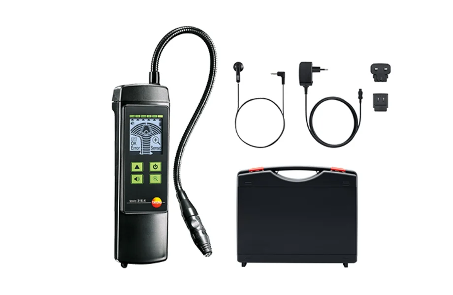 Течеискатель Testo 316-4 — проверка герметичности трубопровода с хладагентом