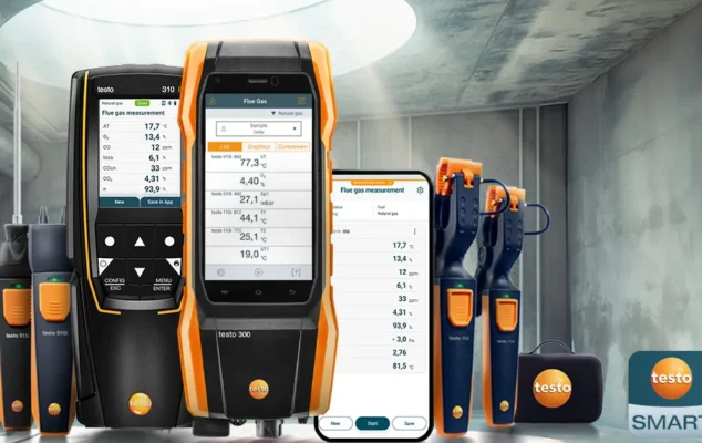 Анализатор дымовых газов Testo для диагностики котлов и систем отопления