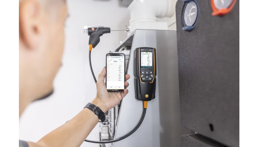 Измерение дымовых газов в котельных системах